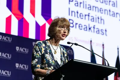 Geraldine Doogue reveals the secret to a “strong and supple” Australia at interfaith breakfast