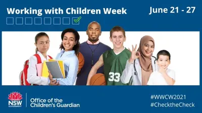 Working with Children Week is 21–27 June 2021.