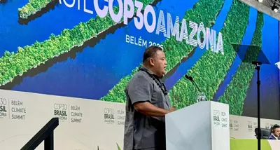 Dr Maina Talia Confronts Climate Denial at COP30